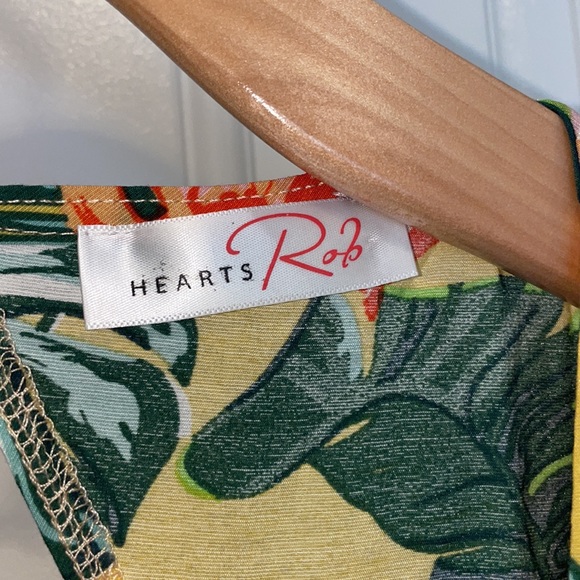 Yellow Flamingo Patterned Jumpsuit Size L - Picture 5 of 6